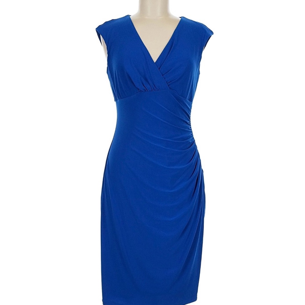 Ralph Lauren Royal Blue Asymmetrical Dress